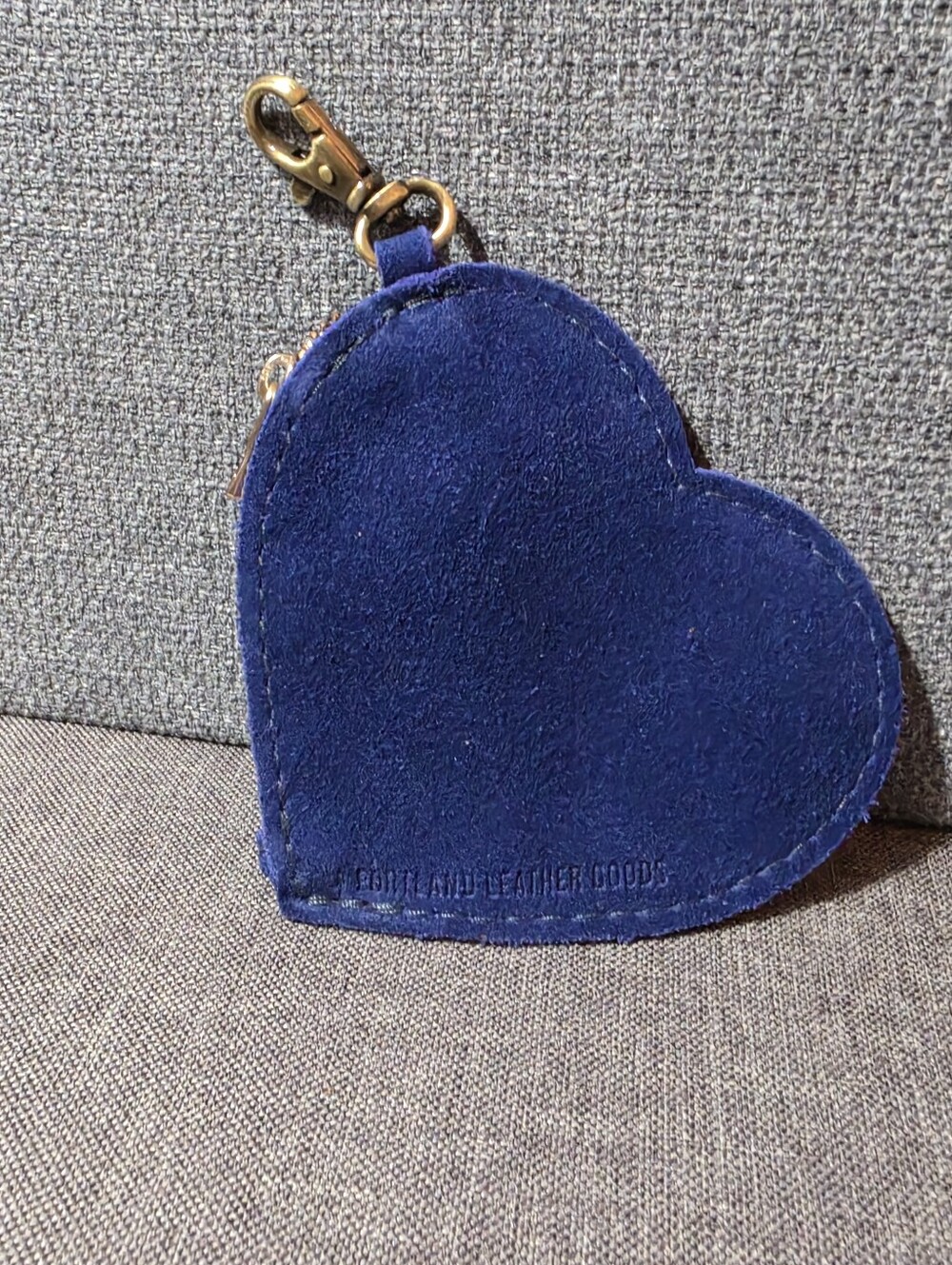 Portland Leather Goods Heart Keychain